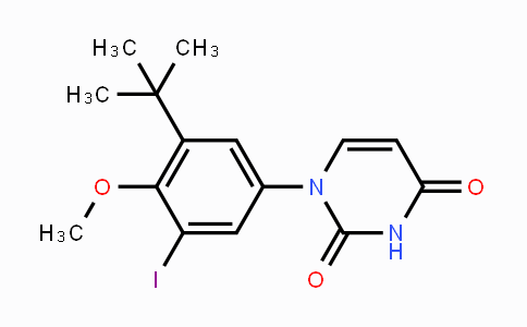1132940-53-4 | 1-(3-tert-Butyl-5-iodo-4-methoxyphenyl)-pyrimidine-2,4(1H,3H)-dione