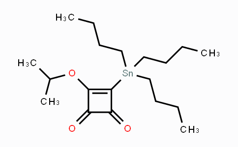 CAS No. 129034-70-4, 3-Isopropoxy-4-(tributylstannyl)-1,2-cyclobutenedione