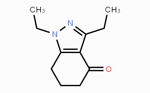 CAS No. 36767-45-0, 1,3-Diethyl-1,5,6,7-tetrahydroindazol-4-one