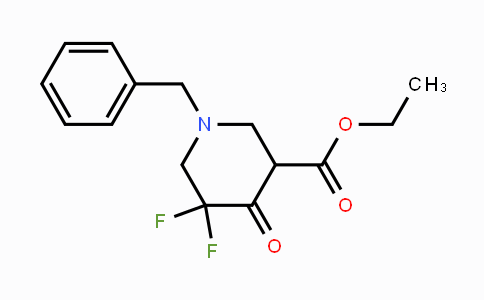 CAS No. 1067915-34-7, Ethyl 1-benzyl-5,5-difluoro-4-oxo-piperidine-3-carboxylate