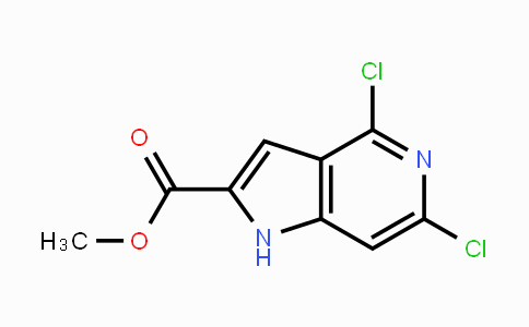 CAS No. 871583-20-9, 4,6-Dichloro-1H-pyrrolo[3,2-c]pyridine-2-carboxylic acid methyl ester