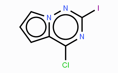 CAS No. 1039364-45-8, 4-Chloro-2-iodopyrrolo[1,2-f][1,2,4]triazine