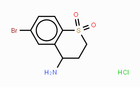 CAS No. 1172986-17-2, 6-Bromo-3,4-dihydro-2H-S,S-dioxo-thiochromen-4-amine hydrochloride