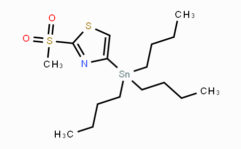 CAS No. 1245816-14-1, 2-(Methylsulfonyl)-4-(tributylstannyl)thiazole