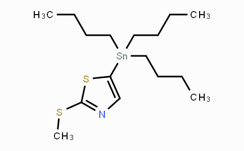 CAS No. 157025-34-8, 2-(Methylthio)-5-(tributylstannyl)thiazole