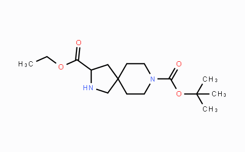 CAS No. 203934-60-5, 2,8-Diazaspiro[4.5]decane-3,8-dicarboxylicacid 8-tert-butyl ester 3-ethyl ester
