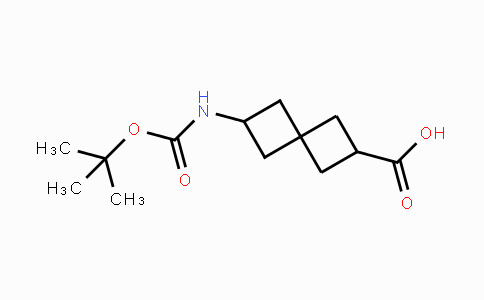 CAS No. 1087798-38-6, 6-[(tert-Butoxycarbonyl)amino]spiro-[3.3]heptane-2-carboxylic acid