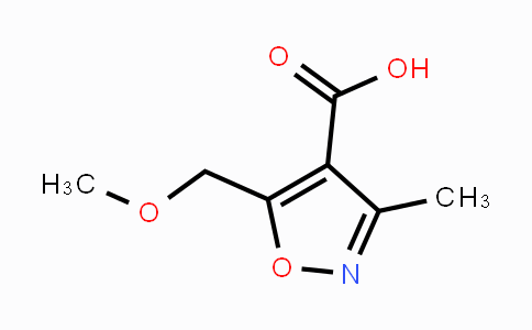 CAS No. 1108712-48-6, 5-(Methoxymethyl)-3-methylisoxazole-4-carboxylic acid