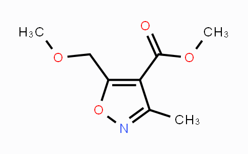 CAS No. 1108712-47-5, Methyl 5-(methoxymethyl)-3-methylisoxazole-4-carboxylate