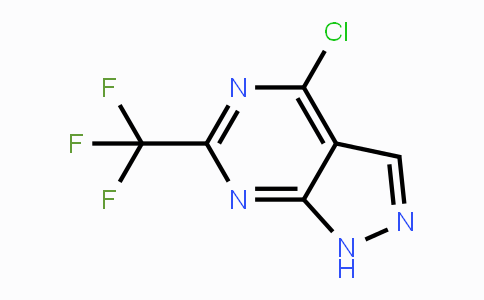 CAS No. 1780-80-9, 4-Chloro-6-(trifluoromethyl)-1H-pyrazolo[3,4-d]pyrimidine