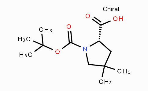 CAS No. 1001353-87-2, (S)-1-(tert-Butoxycarbonyl)-4,4-dimethylpyrrolidine-2-carboxylic acid
