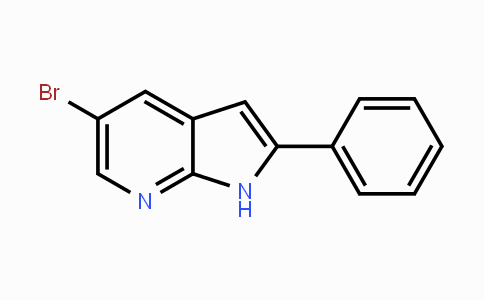 CAS No. 953414-75-0, 5-Bromo-2-phenyl-1H-pyrrolo[2,3-b]pyridine
