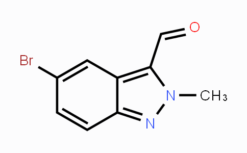 CAS No. 1251023-52-5, 5-Bromo-2-methyl-2H-indazole-3-carbaldehyde