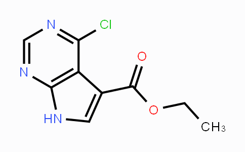 CAS No. 144927-57-1, Ethyl 4-chloro-7H-pyrrolo-[2,3-d]pyrimidine-5-carboxylate