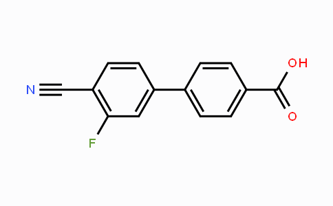 CAS No. 1260811-82-2, 4'-Cyano-3'-fluorobiphenyl-4-carboxylic acid