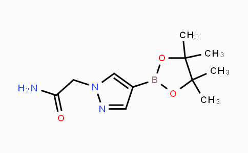 CAS No. 1083326-46-8, 4-(4,4,5,5-Tetramethyl-1,3,2-dioxaborolan-2-yl)-1H-pyrazole-1-acetamide