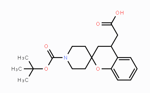 CAS No. 952681-82-2, 2-(1'-(tert-Butoxycarbonyl)spiro[chroman-2,4'-piperidine]-4-yl)acetic acid