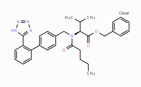 CAS No. 137863-20-8, (S)-Benzyl 2-(N-((2'-(1H-tetrazol-5-yl)-[1,1'-biphenyl]-4-yl)methyl)pentanamido)-3-methylbutanoate