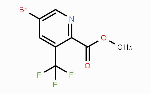 CAS No. 1214328-84-3, Methyl 5-bromo-3-(trifluoromethyl)-2-pyridinecarboxylate