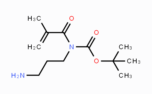 CAS No. 1373253-18-9, tert-Butyl (3-aminopropyl)(methacryloyl)carbamate