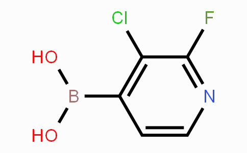 CAS No. 1217500-55-4, 3-Chloro-2-fluoropyridine-4-boronic acid