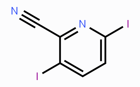CAS No. 827616-53-5, 2-Cyano-3,6-diiodopyridine
