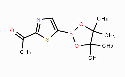CAS No. 1452577-24-0, 1-[5-(4,4,5,5-Tetramethyl-1,3,2-dioxaborolan-2-yl)-1,3-thiazol-2-yl]ethanone