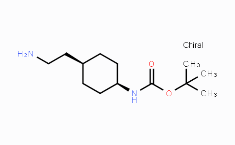 CAS No. 509143-12-8, tert-Butyl cis-4-(2-aminoethyl)cyclohexylcarbamate