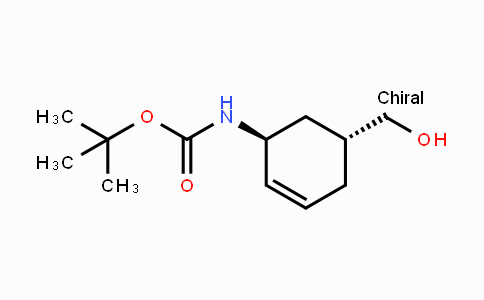 CAS No. 1134374-57-4, tert-Butyl trans-(5-hydroxymethyl)-cyclohex-2-enylcarbamate