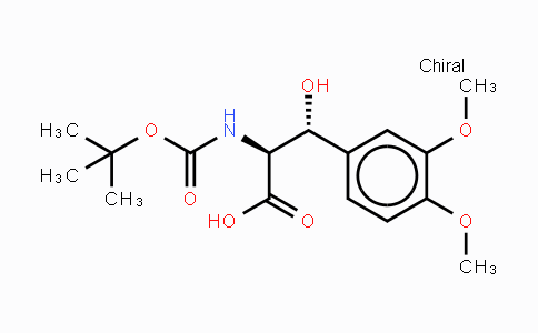 CAS No. 126395-32-2, Boc-D-threo-3-(3,4-dimethoxyphenyl)serine