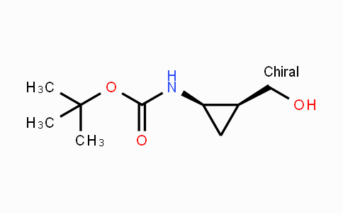 CAS No. 170299-61-3, tert-Butyl cis-(2-hydroxymethyl)-cyclopropylcarbamate