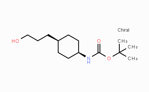 CAS No. 1212377-95-1, tert-Butyl cis-4-(3-hydroxypropyl)-cyclohexylcarbamate