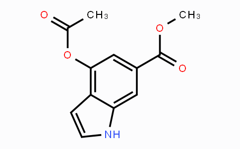 CAS No. 41123-14-2, Methyl 4-(acetyloxy)-1H-indole-6-carboxylate