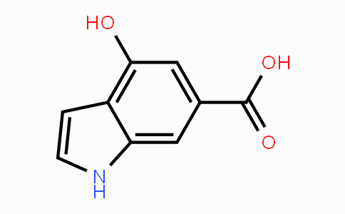 CAS No. 40990-52-1, 4-Hydroxy-1H-indole-6-carboxylic acid