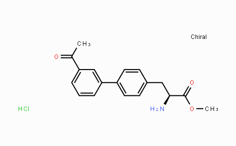 CAS No. 1212180-75-0, (S)-Methyl 3-(3'-acetylbiphenyl-4-yl)-2-aminopropanoate hydrochloride