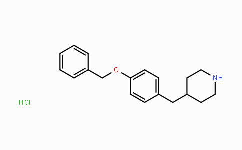 CAS No. 1177093-20-7, 4-(4-(Benzyloxy)benzyl)piperidine hydrochloride