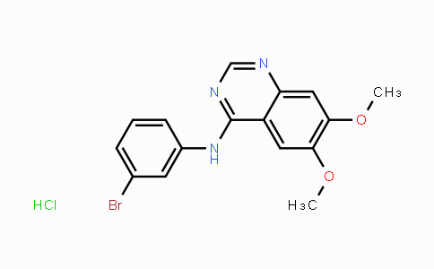 CAS No. 183322-45-4, N-(3-Bromophenyl)-6,7-dimethoxyquinazolin-4-amine hydrochloride