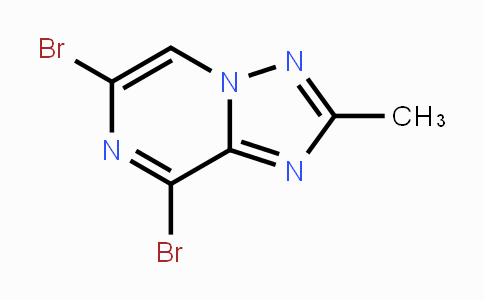 CAS No. 1198475-31-8, 6,8-Dibromo-2-methyl-[1,2,4]triazolo[1,5-a]pyrazine