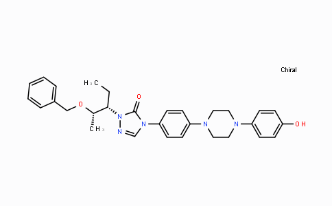 CAS No. 184177-83-1, 2-[(1S,2S)-2-Benzyloxy-1-ethyl-propyl]-4-[4-[4-(4-hydroxyphenyl)piperazin-1-yl]phenyl]-1,2,4-triazol-3-one
