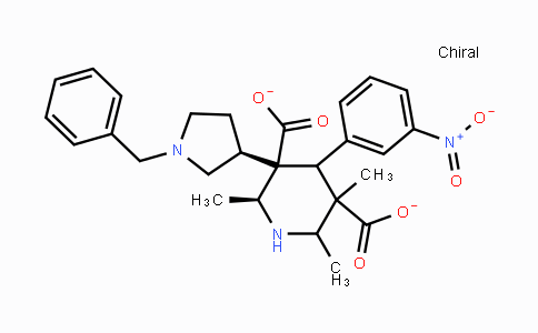 CAS No. 104713-75-9, (S)-3-((S)-1-Benzylpyrrolidin-3-yl)-5-methyl-2,6-dimethyl-4-(3-nitrophenyl)-1,4-dihydropyridine-3,5-dicarboxylate