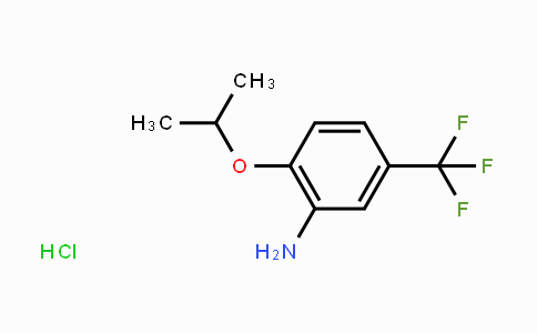CAS No. 121307-23-1, 2-Isopropoxy-5-(trifluoromethyl)-aniline hydrochloride