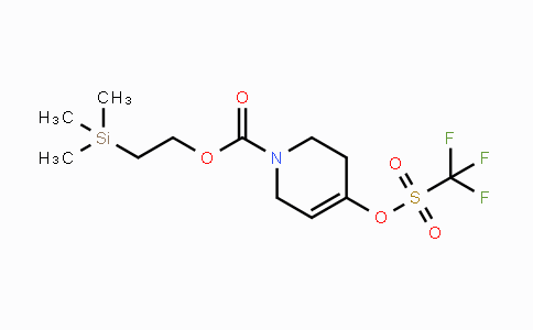 CAS No. 375854-77-6, 2-(Trimethylsilyl)ethyl 4-(((trifluoromethyl)sulfon-yl)oxy)-5,6-dihydropyridine-1(2H)-carboxylate