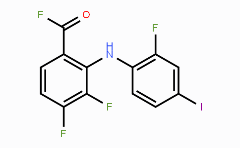 CAS No. 934664-19-4, 3,4-Difluoro-2-((2-fluoro-4-iodophenyl)-amino)benzoyl fluoride
