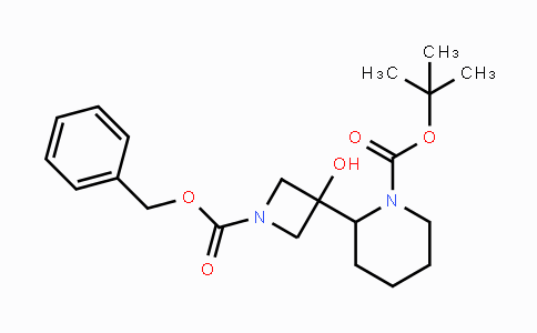 CAS No. 934664-27-4, tert-Butyl 2-(1-((benzyloxy)carbonyl)-3-hydroxy-azetidin-3-yl)piperidine-1-carboxylate