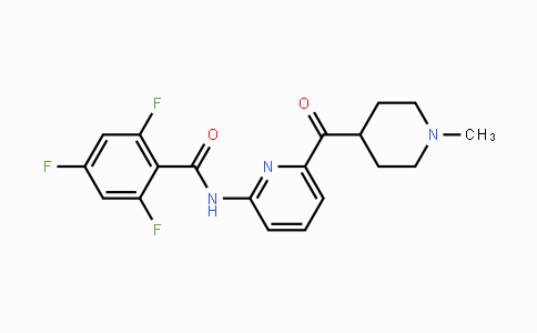 439239-90-4 | 2,4,6-Trifluoro-N-(6-(1-methylpiperidine-4-carbonyl)pyridin-2-yl)benzamide