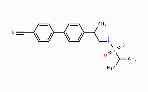 CAS No. 211311-95-4, N-(2-(4'-Cyano-[1,1'-biphenyl]-4-yl)propyl)propane-2-sulfonamide