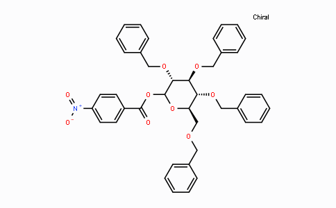CAS No. 54423-54-0, (3R,4S,5R,6R)-3,4,5-Tris(benzyloxy)-6-((benzyloxy)-methyl)tetrahydro-2H-pyran-2-yl 4-nitrobenzoate