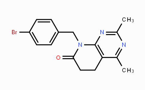 CAS No. 145733-62-6, 8-(4-Bromobenzyl)-2,4-dimethyl-5,6-dihydropyrido-[2,3-d]pyrimidin-7(8H)-one