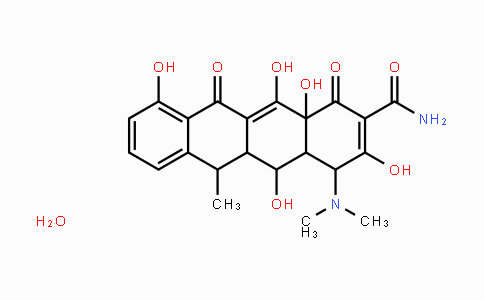 4-(Dimethylamino)-3,5,10,12,12a-pentahydroxy-6-methyl-1,11-dioxo-1,4,4a,5,5a,6,11,12a-octahydrotetracene-2-carboxamide hydrate