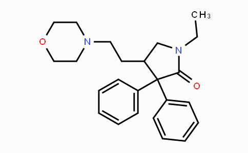 CAS No. 309-29-5, 1-Ethyl-4-(2-morpholinoethyl)-3,3-diphenylpyrrolidin-2-one